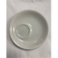 China White Saucer For Fluted 7cl Cup