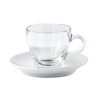 China White Saucer For Round 18cl Cup