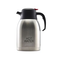 Hot Water Inscribed S/S Vacuum Push Button Jug 2L