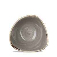 Triangular Bowl Stonecast Grey 15.3cm