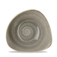 Triangular Bowl Stonecast Grey 18.5cm