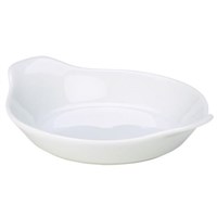 Royal Genware Round Eared Dish 15cm White