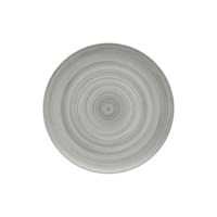 Plate Flat Coupe Modern Rustic Grey 26cm