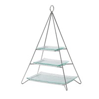 3 x Glass Plate Set For Pyramid Stand 4477121