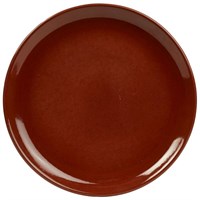 Terra Stoneware Rustic Red Coupe Plate 24cm