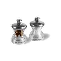 Acrylic Precision Salt and Pepper Button Mill 65mm