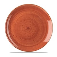 Coupe Plate 28.8cm Orange Stonecast
