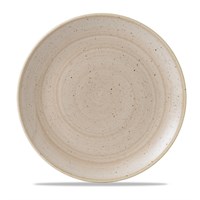 Coupe Plate 28.8cm Nutmeg Cream Stonecast