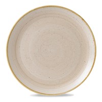 Coupe Plate 32.4cm Nutmeg Cream Stonecast