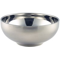 Bowl Doubled Wall Stainless Steel 40cl