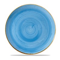 Coupe Plate Stonecast Cornflower Blue 28.8cm