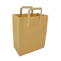 Take Away Bag Paper Brown Large