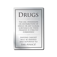 Sign - Drugs Forbidden