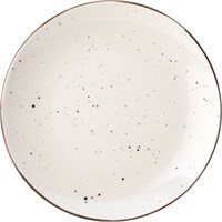 Rustik Dots Plate Porcelain 8 Inch 20.5cm