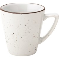 Cup Rustik Dots 9.75oz 27.75cl White