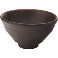 Bowl Rice Fuji Black 14cm 5.5in 90cl