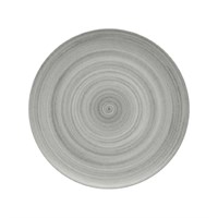 Plate Roun Coupe Rustic Grey 28cm