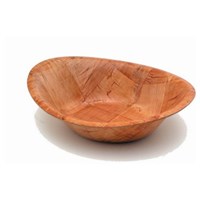 Oval Woven Wood Bowls 9x7 Singles