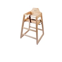 Wooden High Chair - Light Wood (flat-packed)