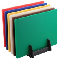 Chopping Board HD and Rack 6 colour set