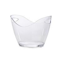 Clear Plastic Champagne/Wine Bucket Small