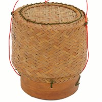Bamboo Basket For Serving Sticky Rice 3.5inch