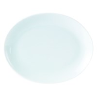 Plate Oval China White 36cm 14in