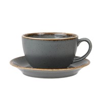 Saucer Storm Grey China 16cm 6.25in