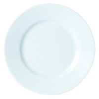 Plate Rimmed China White 31cm 12.25in