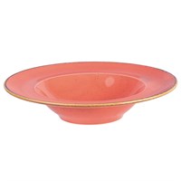 Plate Pasta Coral 26cm 10in