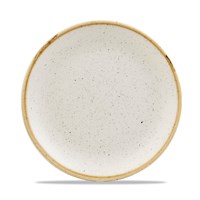 Plate Coupe Stonecast Barley White 21.7cm