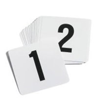 Number Signs Numbers 1-25 Plastic 10cm