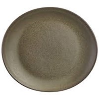 Plate Oval Terra Stoneware Antigo 29.5 x 26cm