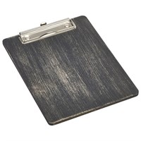 Menu Clipboard Black Wooden A5 18.5x24.5cm