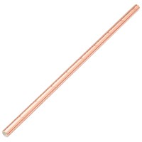 Straw Paper Solid Copper 20cm 6mm D