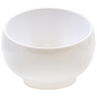 Bowl Roun Slante White 17.5x17x13.5cm