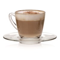 Cup Cappuccino Glass 24cl  8.5oz