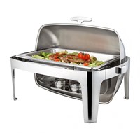 Chafing Dish Rectangular Roll Top 1/1 GN 8.5L