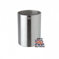 Thimble Measure 4cl Stamped Stainless Steel