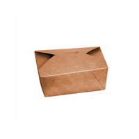 Food Hot Box Brown Kraft Paper 22x15x9cm
