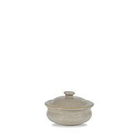Stew Pot and Lid Stonecast Grey 14cm 43cl
