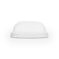 PLA Lid Domed with Straw Slot - Fits 437569