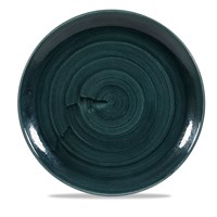 Coupe Plate Patina Rustic Teal 28.8cm
