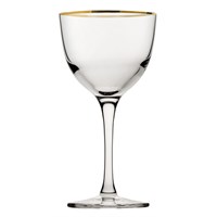 Cocktail Glass Nick Nora Gold Rim 17cl 6oz