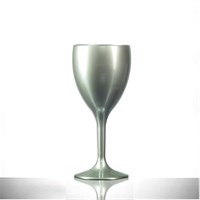 Wine Elite Silver Polycarb Glass 25.5cl 9oz