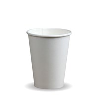 12oz White Single Wall Cup