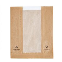Compostable Food Bags with Glassine Windows