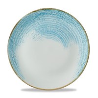 Coupe Plate Accents Aquamarine 26cm 10inch