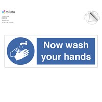 Sign - Now Wash Your Hands