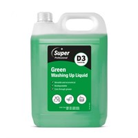 D3 Green Detergent Washing up Liquid 5L